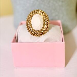 Kate Spade “In the Spotlight” Oversized Oval Ring - Size 8